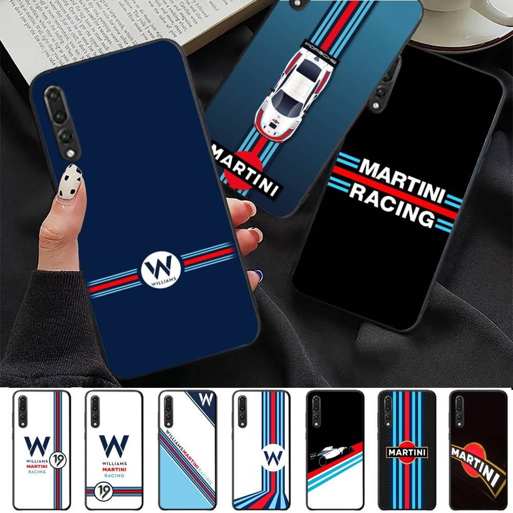 Чехол для телефона M-Martini Racing с горизонтальной полоской для Huawei P 8 9 10 20 30 40 50 Pro Lite Psmart Honor 10 Lite 70 Mate 20lite