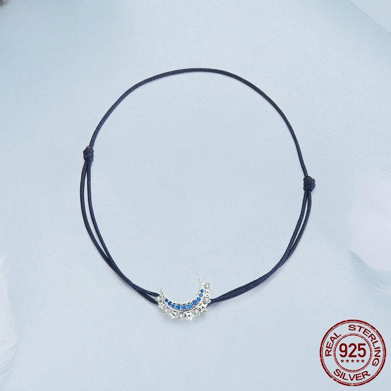 Original Sun and Moon Couple Bracelet, Romantic and Warm S925 Sterling Silver Sun and Moon Bracelet Jewelry Bracelet