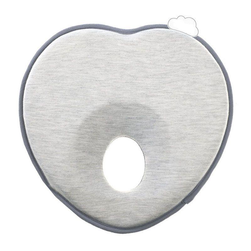 Kids Soft Baby Pillow Memory Foam Prevent Flat Head Anti Roll Neck Support