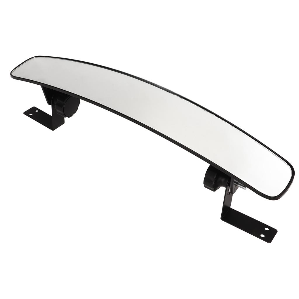 Golf Cart Rear View Mirror Curved Design Wide Clear View Easy to Install Replacement for Club Car