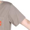 The North Face Short Sleeve Square Logo Pocket Mushroom Size S T-Shirt, Tee, Pattern,