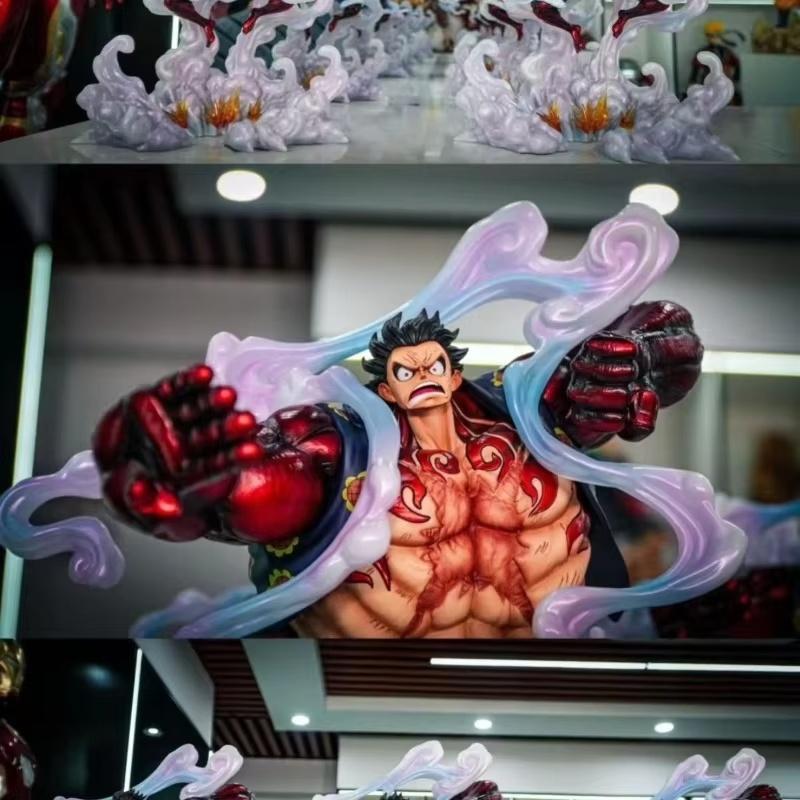 100% Оригинальные Фигурки Аниме One Piece Фигурки Луффи Четвертая Передача 30см ПВХ Модель Настольное Украшение Статуэтка Коллекция Подарки В Наличии