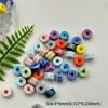 Цветная керамическая бусина цилиндрическая бусина ручной работы DIY ожерелье браслет аксессуары