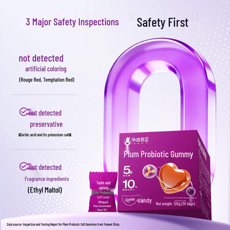 Plum Probiotic & Prebiotic Gummies for Pregnancy