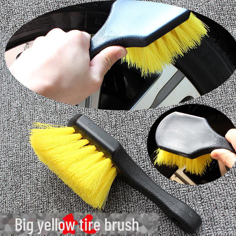 Синий набор для мытья шин и колесных дисков для обслуживания и чистки