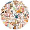 50 Boho Style Series Bohemian Graffiti Stickers, Laptop Phone