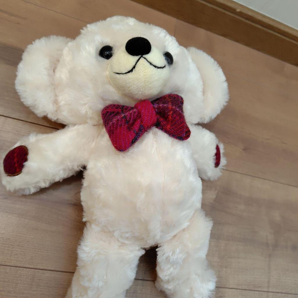 [USED] Merrythought Afternoon Tea x Harris Tweed Teddy Bear Cheeky Bear
