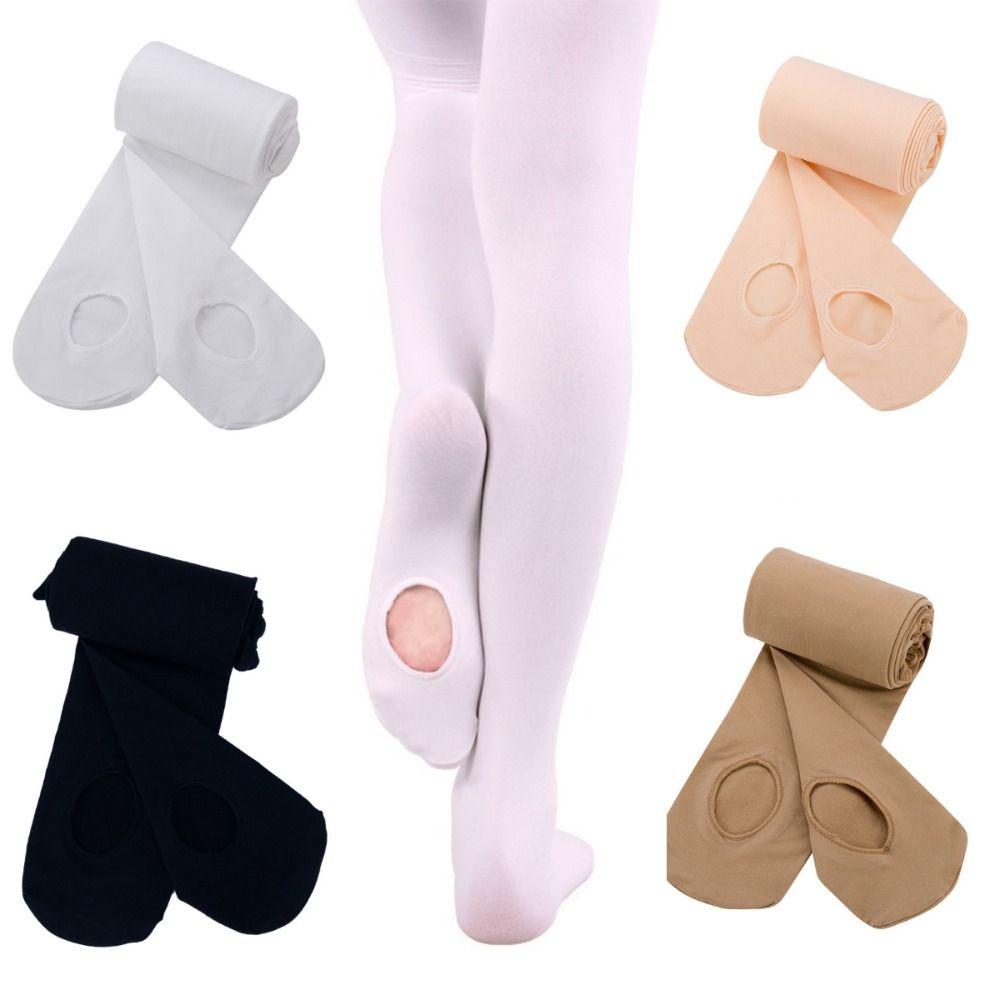60D Ballet Tights with Hole Seamless Pantyhose New Dance Stockings for Girls