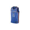 Баскетбольная форма НБА SW Fan Edition Oklahoma City Thunder Пол Джордж №. 13 Синих Мужских 864497-409