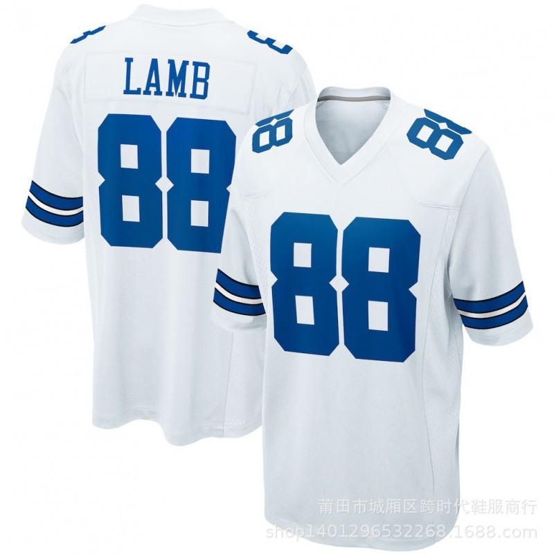 Dallas Cowboys Football Jersey 11 Parsons 4 Prescott 88 Lamb Team Sports Fan Apparel