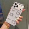 Акриловый чехол-подставка 2-в-1 с рисунком кота и бантом для iPhone 17 Pro Max, Apple 16/15/11