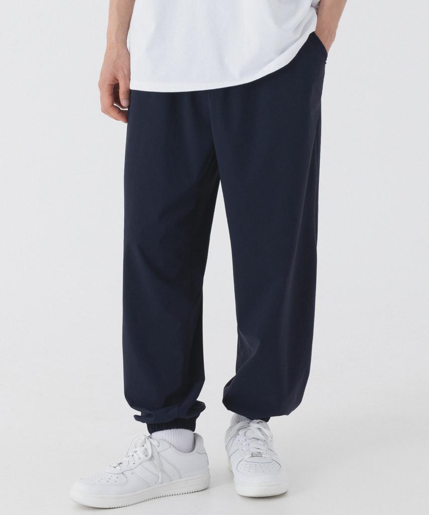 PIANER Cool Stretch Semi-Wide Jogger Pants (Navy)