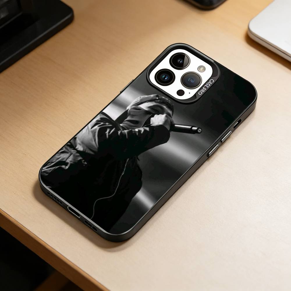 JR-Rapper -BENY JR Чехол для телефона для iPhone 17,16,15,14,13,12,11 Plus,Pro Max,XS,Красочный серебристый чехол для телефона Funda Cover