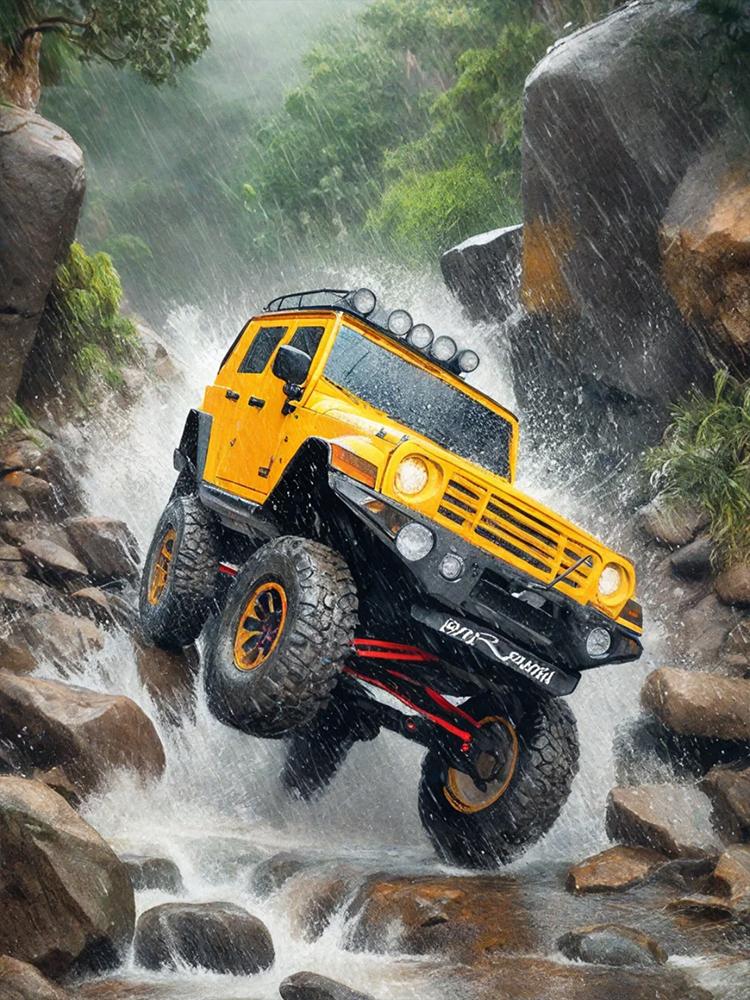 Auto 'S & Vrachtwagens Алмазная вышивка крестиком Алмазная вышивка 5D Diy Diamond Mozaïek Bos & Jungle Vol Steentjes Art