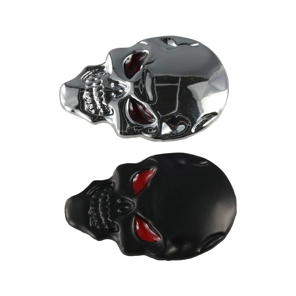 Цинк цинк цинковый сплав череп скелет автомобиль наклейка 3D металл 3D металл череп эмблема значок украшение автомобиля