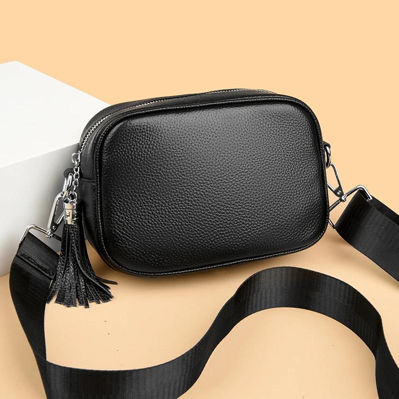 High-quality Leather Shoulder Bag for Women Messenger Bags Ladies Genuine Leather Casual Crossbody Bag