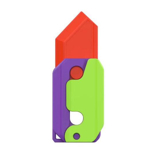 Игрушка-непоседа Компактная прочная игрушка для снятия стресса одной рукой Пластиковая игрушка-резак для детей и взрослых