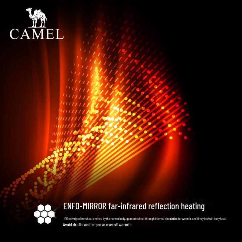 Camel Водоотталкивающая парка на длинном утином пуху для улицы 2024