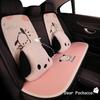 Pacha Dog Universal Ice Silk Car Seat Cushion & Cover - Cute Cartoon Design for All Seasons.