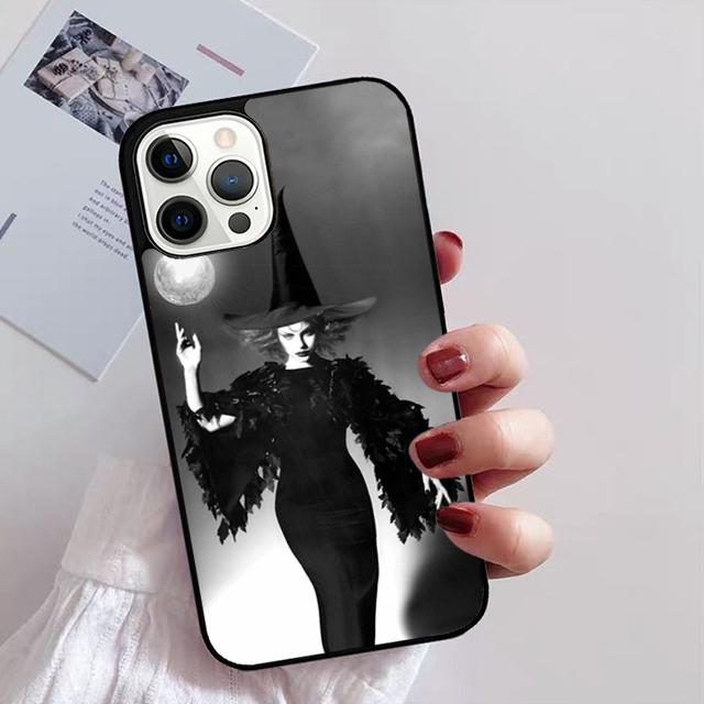 Чехол для телефона на Хэллоуин Лунная Ведьма Ужасы Для iPhone 17 Air 16 15 14 13 12 11 Pro Max Plus Max Чехол-оболочка coque