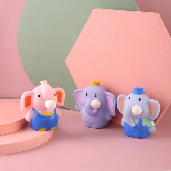 Сожмите пузырь, дующий слон, TPR воздушный шар, мягкое животное, мультяшный хлюпает, милое снятие стресса, щепотка