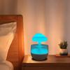1шт креативный увлажнитель воздуха Raindrop, облако Rain Красочный грибовидный светильник Cloud Ambient Light