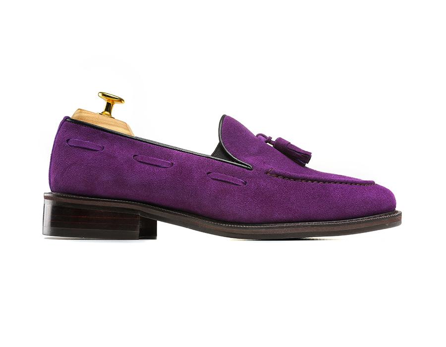 Lavantano [Basic Line] Tassel Loafers - Purple