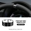 Real Hard Carbon Fiber Sticker For Fiat 500 Abarth 595 695 2008-2014 2015 2016 2017 2018 2019 2020 2025 2025 2025 Car Interior