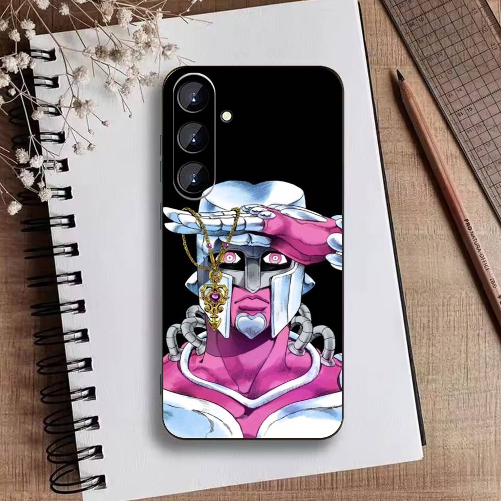 Чехол для телефона с изображением из аниме JoJo's Bizarre Adventure для Samsung Galaxy A73, 21, 22, 32, 71, 53, 52, 51, 80, 5G, мягкий черный