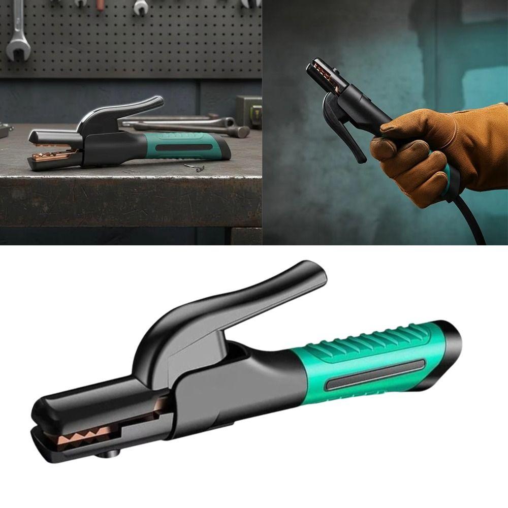 Heat Resistant Welding Electrode Holder Insulated Handle Electrode Holding Clamp Electric Welding
