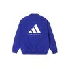 adidas Повседневная толстовка с круглым вырезом и логотипом, топы унисекс, синий IX1963