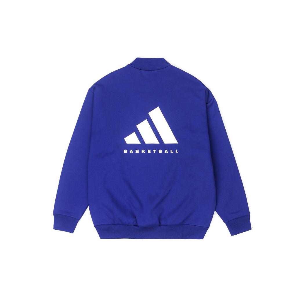 adidas Повседневная толстовка с круглым вырезом и логотипом, топы унисекс, синий IX1963