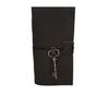 Vintage Leather Handmade Paper Journal Diary with Stylish Key (Black)