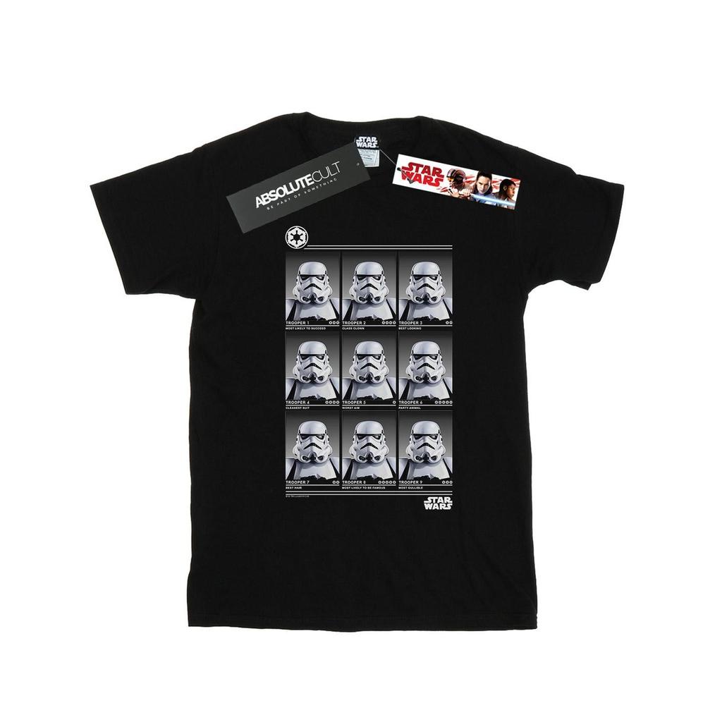 STAR WARS Женская/Дамская хлопковая футболка в стиле бойфренда с принтом «Штурмовик для ежегодника»