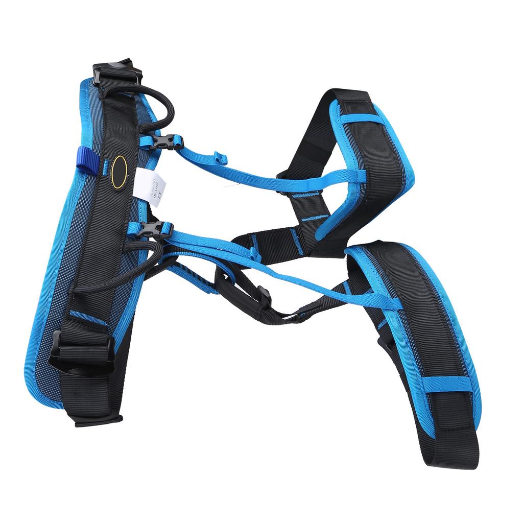 Страховочная обвязка для скалолазания и высотных работ, полуобвязка, защита от падения, для использования на открытом воздухе, пояс для спуска(л черный)