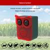 Солнечный отпугиватель животных с инфракрасным датчиком и световой сигнализацией для ферм и садов