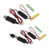 Кабель-переходник Type C/USB на 3V LR03/AM4/LR03 Заглушка-батарейка с переключателями