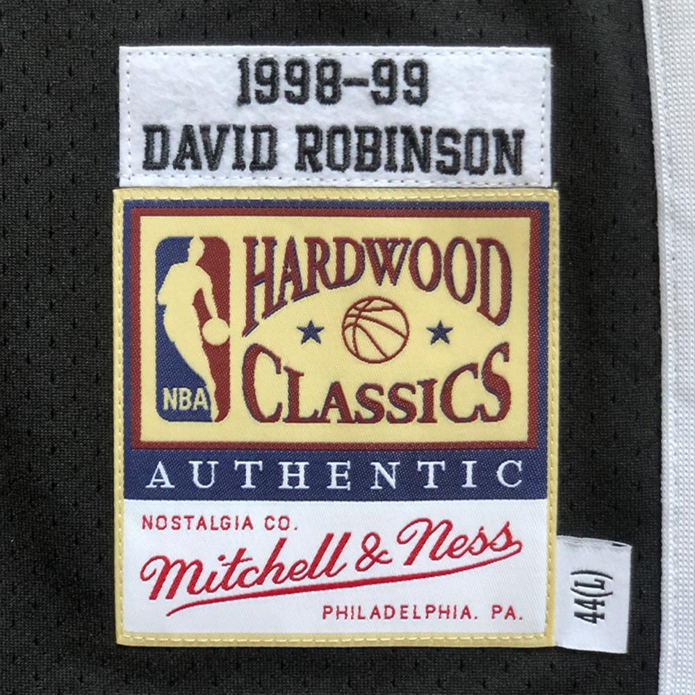 Mitchell & Ness x NBA San Antonio Spurs 1998-99 Jerseys 'David Robinson 50' Men's AJY4CP19170-SASBLCK98DRB
