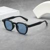 New Leisure Luxury Thick Framed Sunglasses Classic Square Small Frame Uv Resistant Street Photography Uv400 Shades Glasses