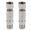 2xAIRBRUSH DISCONNECT COUPLER 1/8"Adapter Fitting Air Hose40mm