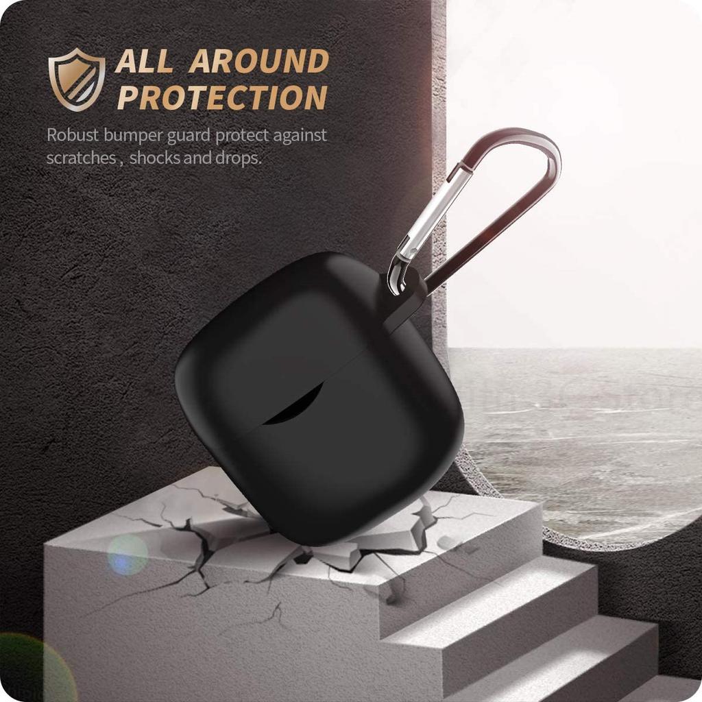 Силиконовый чехол для JBL Tune 220TWS/JBL Tune 225TWS с брелком, мягкий защитный чехол для JBL Tune 220TWS, водонепроницаемый чехол