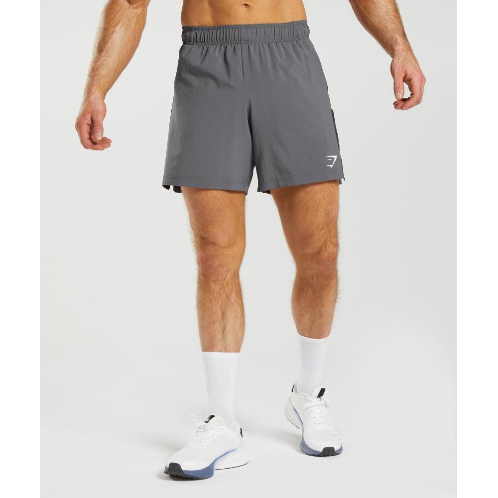 Gymshark Sport Shorts Silhouette Grey Black A3a1q Gbrb