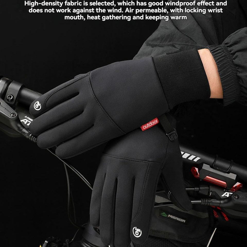Loogdeel Warm Touch Screen Gym Fitness Full Finger Gloves For Men Women Sports Gloves Outdoor Sports Running Glove
