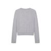 Teenie Weenie Women's Cable Knit Round Neck Sweater