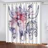 Living Room Bedroom Curtain Old Mysterious Large Pattern Curtain Home Decoration Suitable for Boys and Teenagers Room