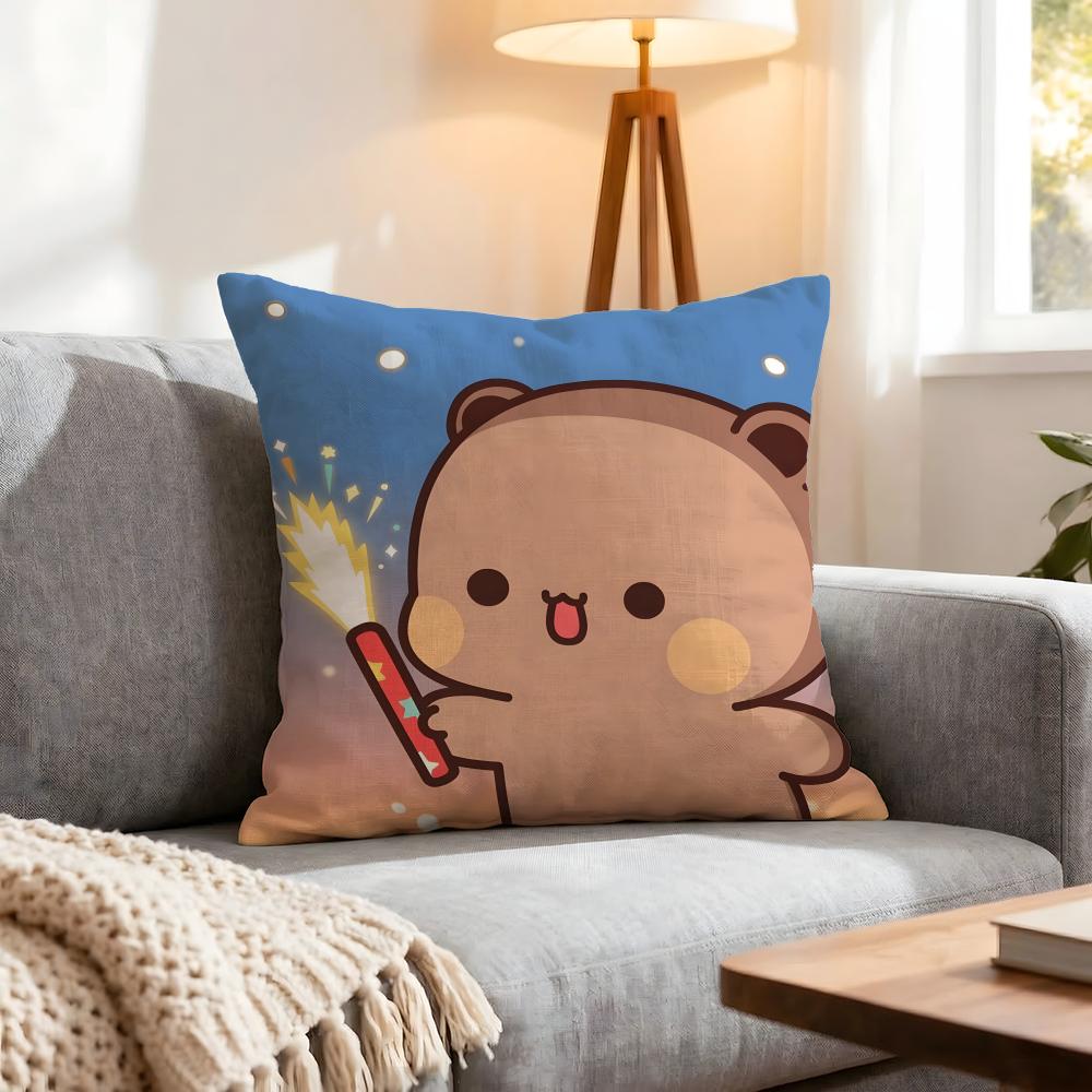 Character Yier Bubu Cushion Cover 1Pcs Decorative Covers Soft Cushion Case For Sofa Couch Decor 40X40 45X45 Pillowcases