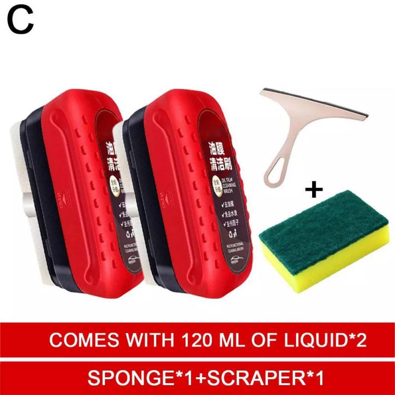 2025 Автомобильное стекло Глянцевое Мощное средство для очистки лобового стекла автомобиля Удаление масляной пленки Очиститель для автомобильных стекол Удаляет грязь Щетка для чистки автомобиля