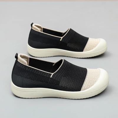 Летние балетки 2025 года, легкая и удобная повседневная обувь, дышащая сетчатая обувь, модная и универсальная