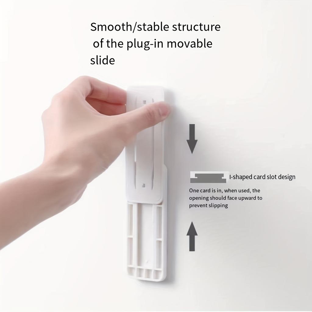 1pc Premium Plastic Wall-Mounted Power Strip Holder - Self-Adhesive Desktop Socket Organizer for Easy Cable Management and Home Improvement