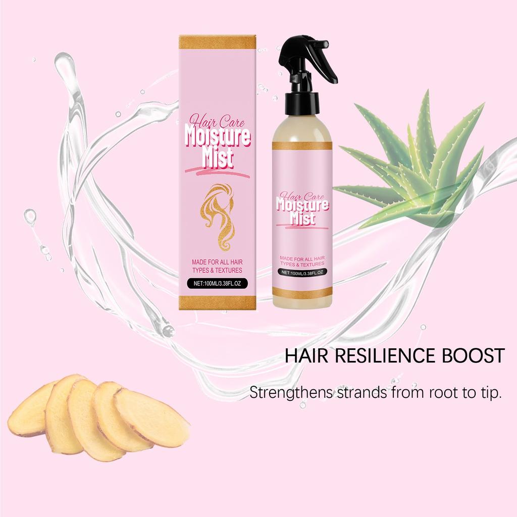 Несмываемый разглаживающий спрей Увлажняющий волосы Улучшает пушистость и придает легкость Несмываемый спрей для волос 100 мл